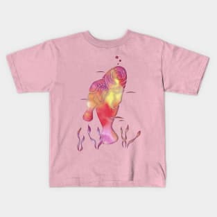 Peach River Manatees Kids T-Shirt